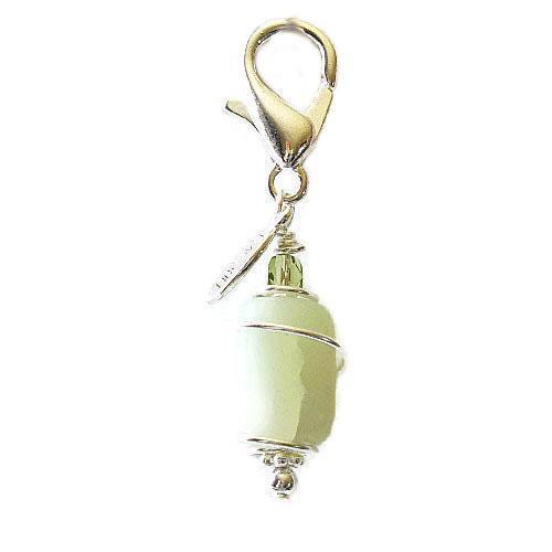 Jade Healing Dog Collar Charm Pawmulet
